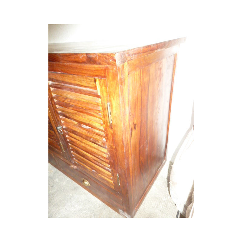 Buffet / 2 cassetti bacino porta palissandro
