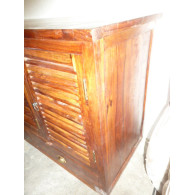 Buffet / basin rosewood door 2 drawers.