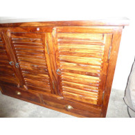 Buffet / 2 Schubladen Palisander Tür Becken