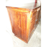 Buffet / 2 Schubladen Palisander Tür Becken