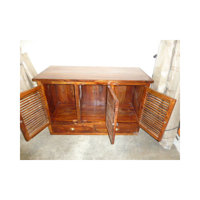Buffet / basin rosewood door 2 drawers.