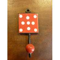 Mini hook square red with pitch