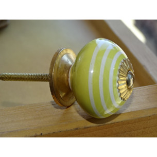 butons line white/yellow - gold