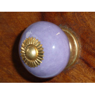 Porcelain knobs UNIS purple