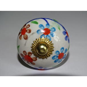 Griff Multi-Porzellan-Blumen 2