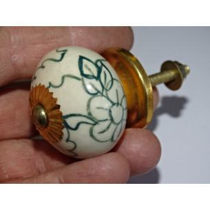 Green Arabesque Style Furniture Handle 2