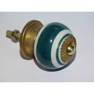 maniglia mobili con fasce verde smeraldo