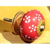 red handle small white flowers