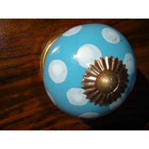 Maniglie  poix blu ciel - doré