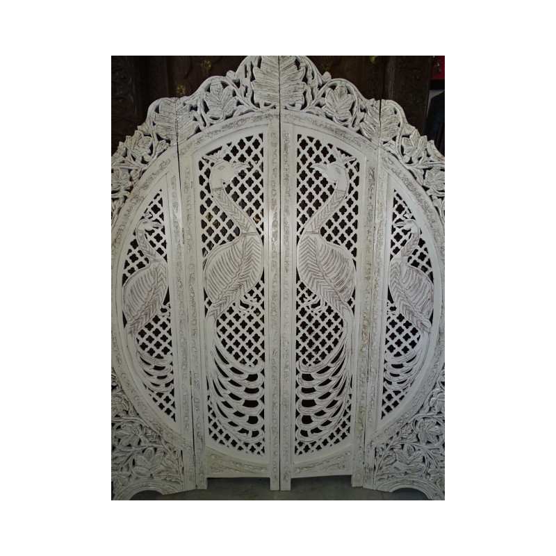 Divisorio rond pavone bianco poncé