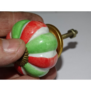Boutons citrouille guimauve verte et rouge 2