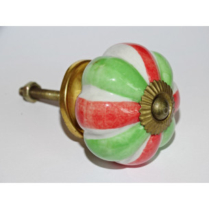 Green and red marshmallow pumpkin buttons