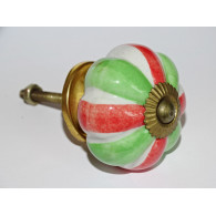 Green and red marshmallow pumpkin buttons