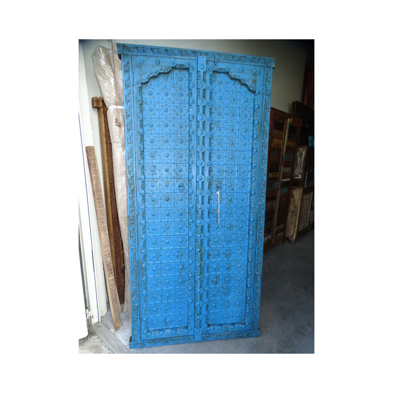 Puertas de armario turquesa con arco en 93 X...