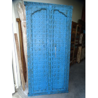 Puertas de armario turquesa con arco en 93 X 195 cm