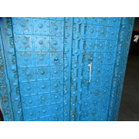 Puertas de armario turquesa con arco en 93 X 195 cm