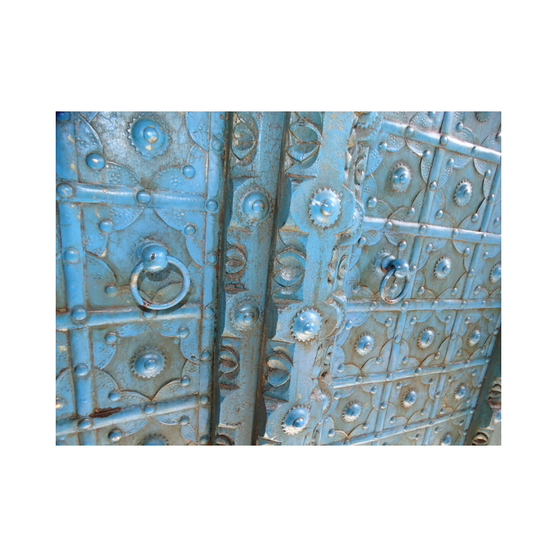 Ante con ante turchesi con arco in 92 X 170 cm