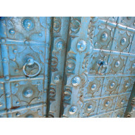 Puertas de armario color turquesa con arco en 92 X 170 cm